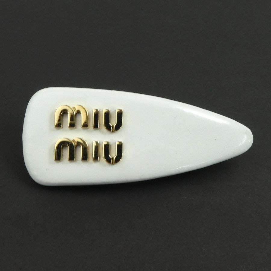 ミュウミュウ MIUMIU バレッタ - メルカリ