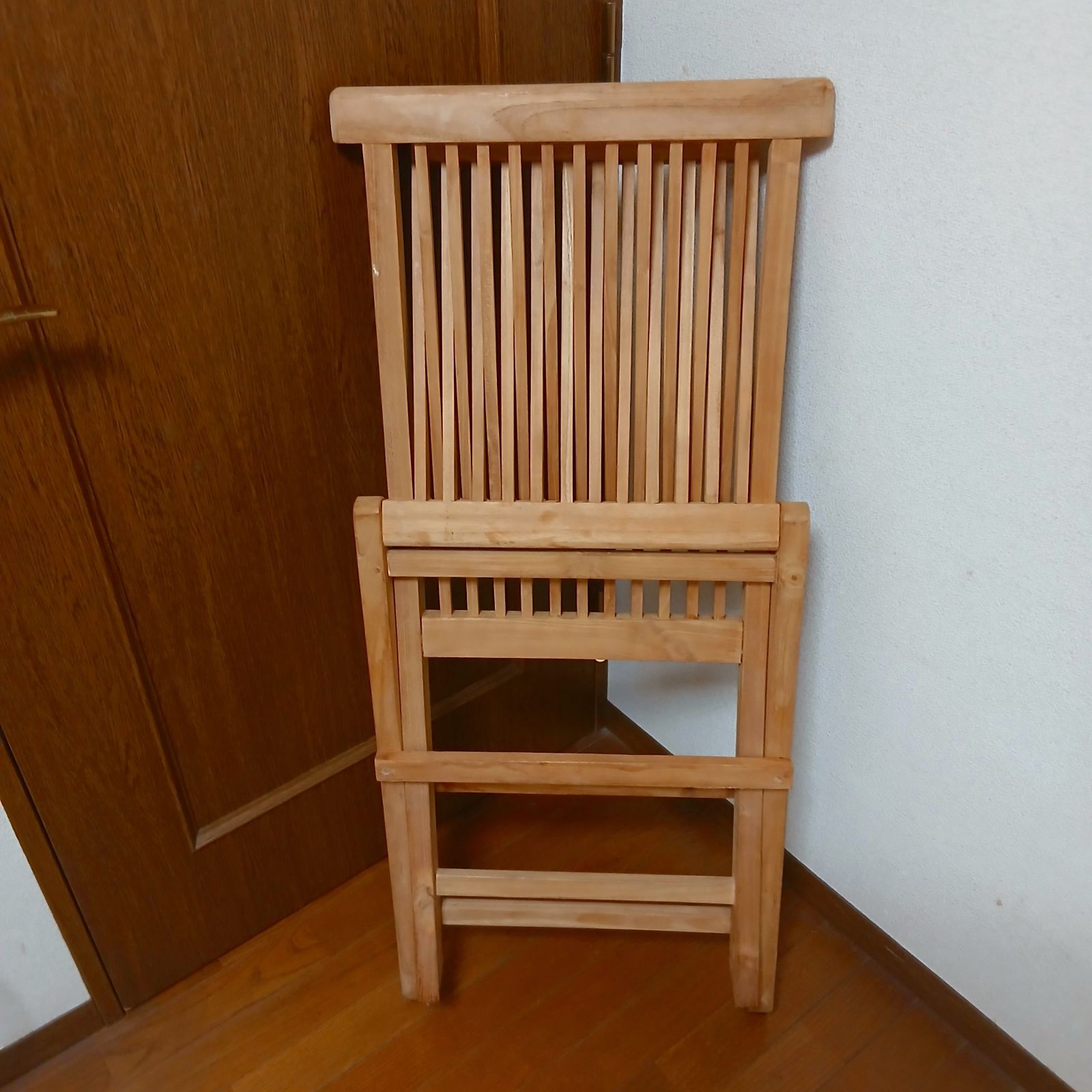 kiso kiso様専用 木製 スラットデザイン椅子 折りたたみ 天然木 