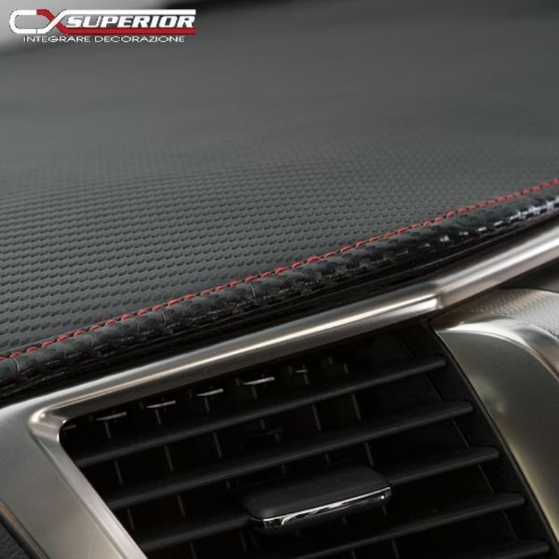 受注生産3week カーボンルック ダッシュマット アルファード 10系 H14|5-H20|4 レッドステッチ 車 カスタム パーツ 内装 おしゃれ ドレスアップ