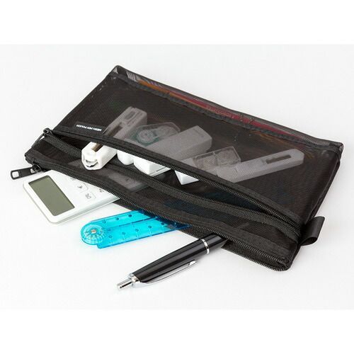  まとめ ミドリ CLペンポーチ 黒 41487 その他 筆記具