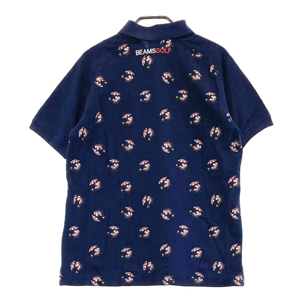 ビームスゴルフ　半袖ポロシャツ　スヌーピー　L サイズ：SMALL BEAMS GOLF ビームスゴルフ ×Champion PEANUTS