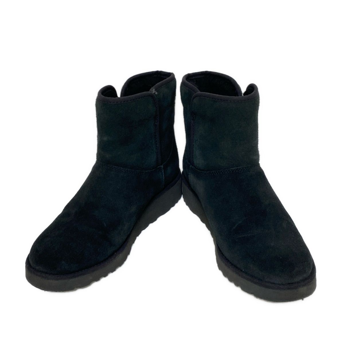 UGG アグ ショートブーツ 23.5 レディース クリスティン 1012497 黒 ムートン