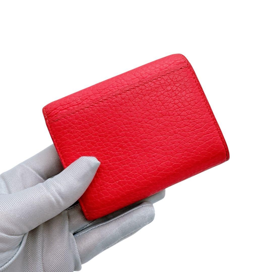 ルイヴィトン M81203 ポルトフォイユ カプシーヌXS 三つ折り財布 美品  