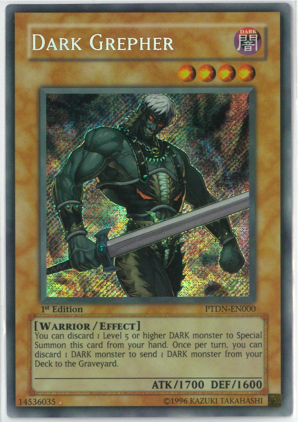 遊戯王 ダーク・グレファー 英語版 PTDN 45CF1098-8C10-4A5E-9240-