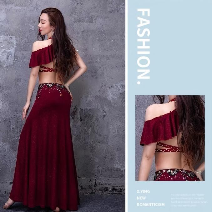 ブラ付きロングドレス セクシーなベリーダンス