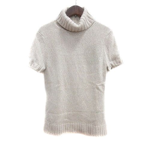 セオリー Theory ニット セーター タートルネック 半袖 カシミヤ