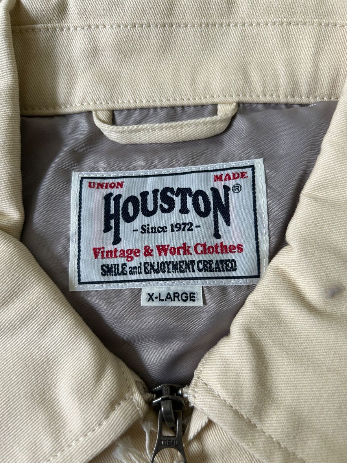 HOUSTON | ヒューストン 51350 VIETNAM JACKET TIGER | ベトナムジャケット| OFFWHITE | XL