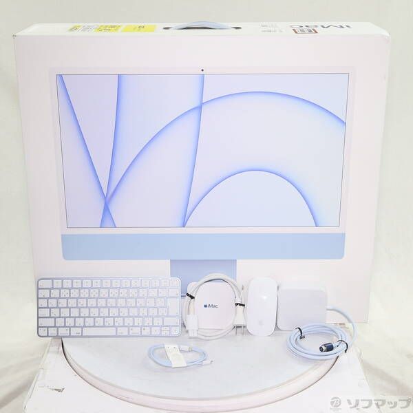 中古 iMac 24インチ M1 8GB/256GB ブルー - メルカリ