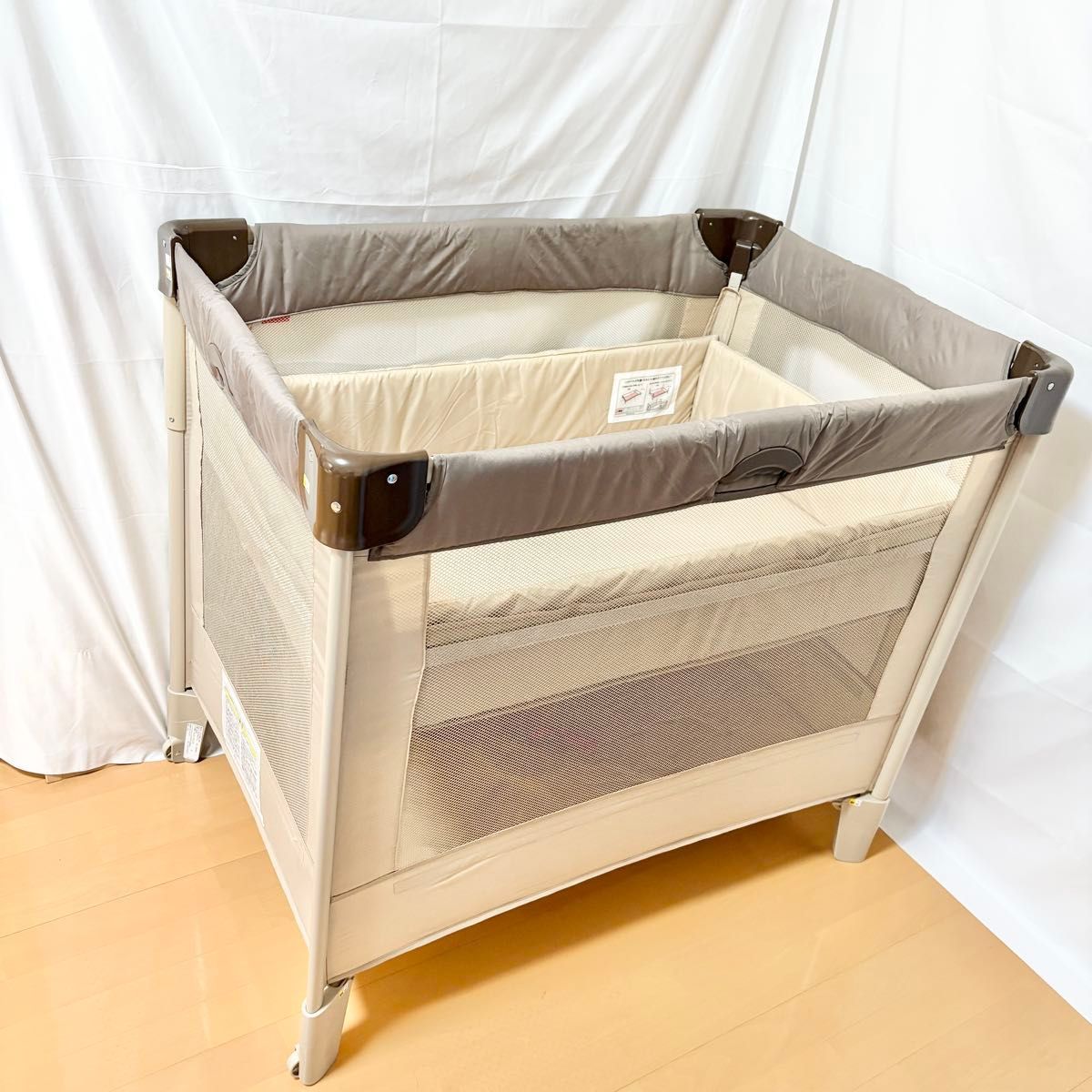 Aprica アップリカ COCONEL ココネルエアー ベビーベッド ブラウン ココネル ココア