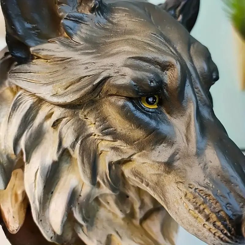 置物 装飾品 フィギュア 狼 オオカミ ウルフ オブジェ オーナメント