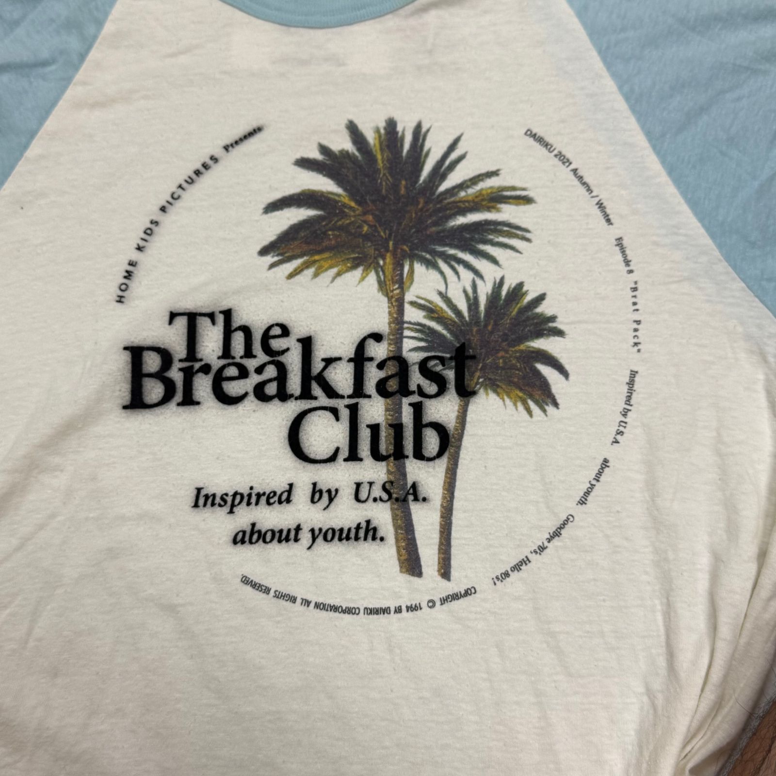 参考上代20900円 DAIRIKU 21AW Palms Raglan Tee パーム