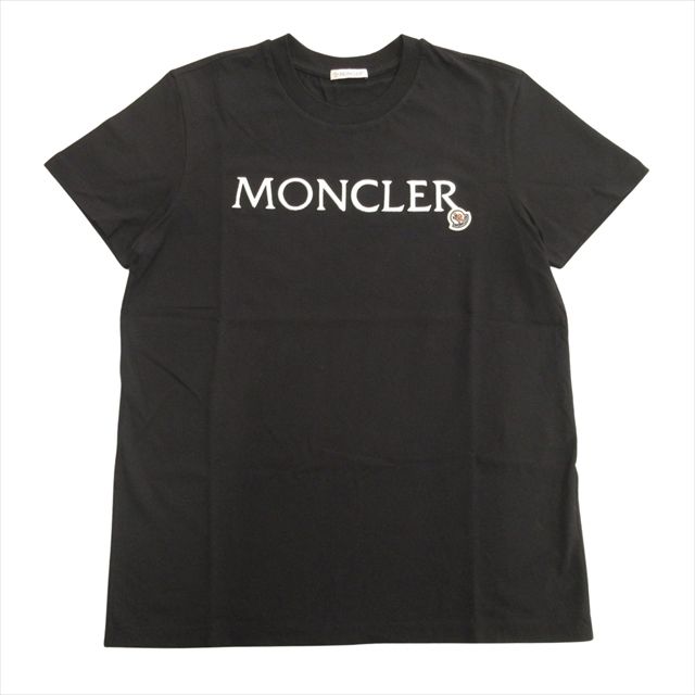 極美品 2024年製 モンクレール MONCLER ロゴ エンブロイダリー T 極美品 2024年製 モンクレール MONCLER ロゴ エンブロイダリー T