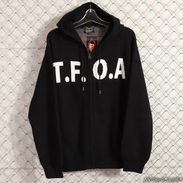 クローズ WORST T.F.O.A RABBIT ジャガードニットF/Zパーカー (CRKN-2501) 【送料無料】CROWS ワースト クローズ WORST T.F.O.A RABBIT ジャガードニットF/Zパーカー CRKN