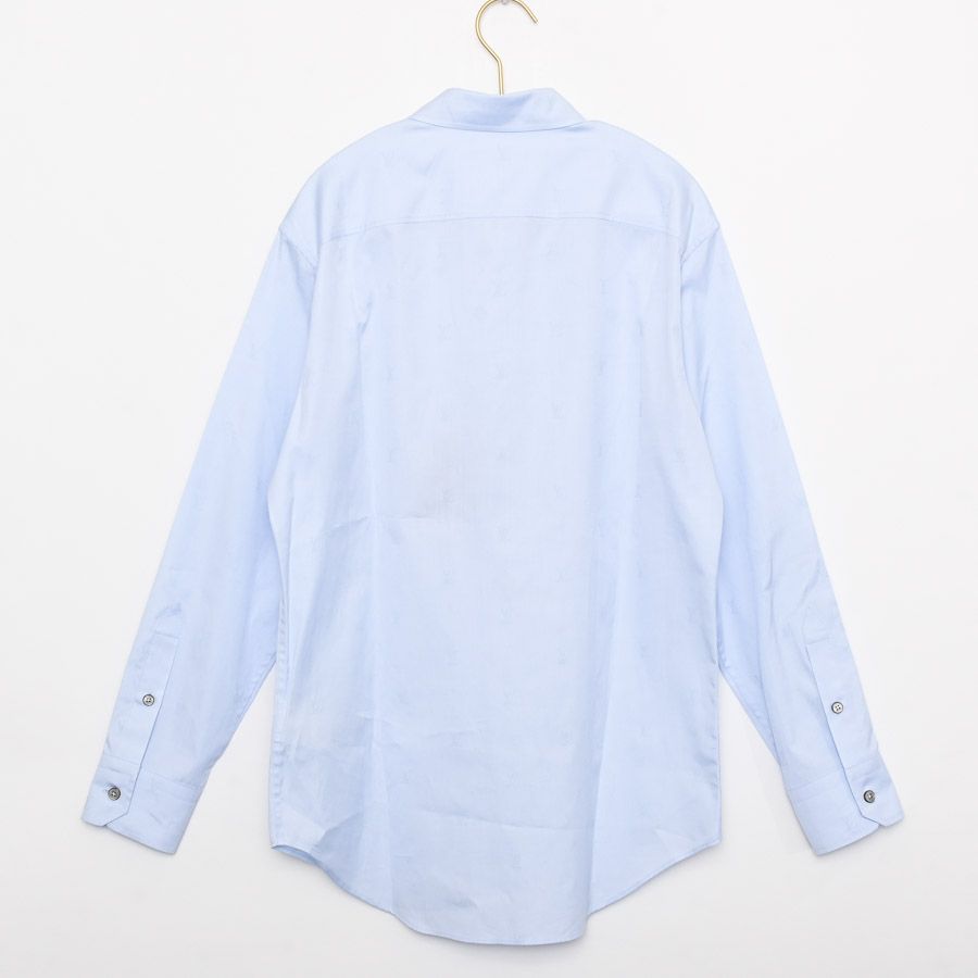 LOUIS VUITTON ルイヴィトン シャツ プリントコットンロングスリーブオックスフォードシャツ HSS32W