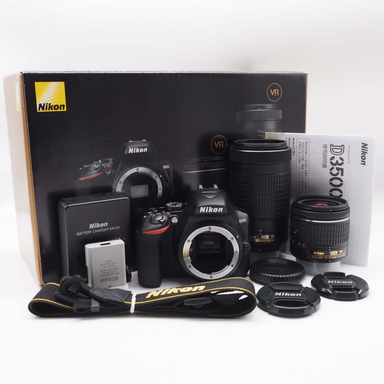 Nikon デジタル一眼レフカメラ D3500 ダブルズームキット D3500WZ スズキカメラ メルカリ
