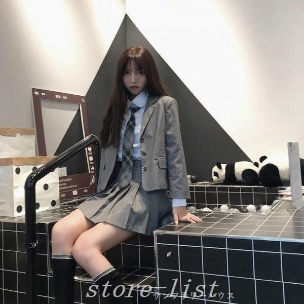 入学式卒業式スーツフォーマルスーツ女子女の子高校生中学生レデイース無地セット卒服制服スカート発表会フリーサイズゆったりSMLXLZYL145