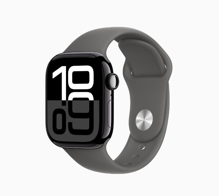 「新品」Apple Watch series 10 42mm ジェットブラックアルミニウムケース GPSモデル MWWX3J/A-MXLG3FE/A(Size:S/M)