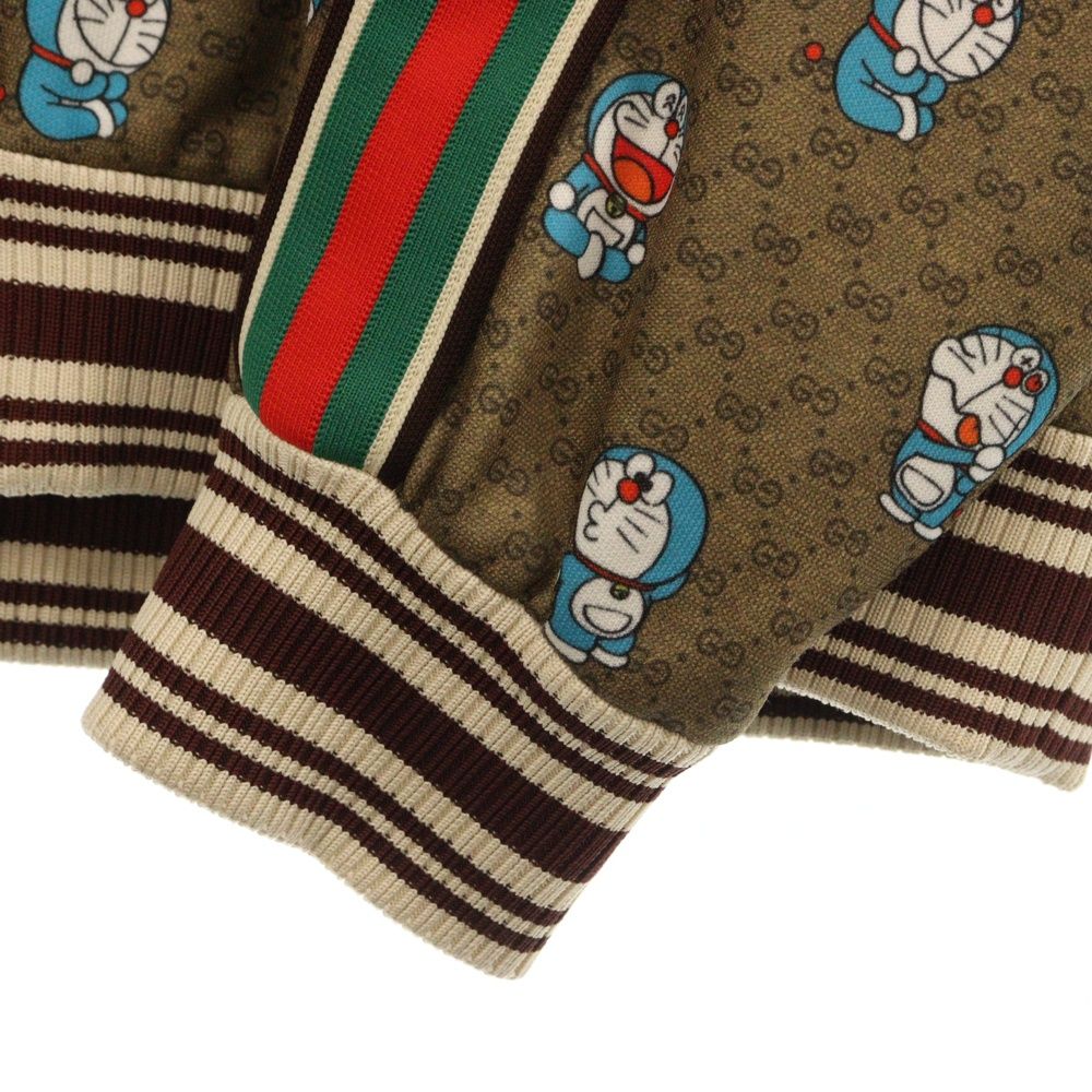 GUCCI (グッチ) 21SS ×DORAEMON ドラえもん 総柄テクニカルトラックジャージ ジップアップジャケット ベージュ 654938