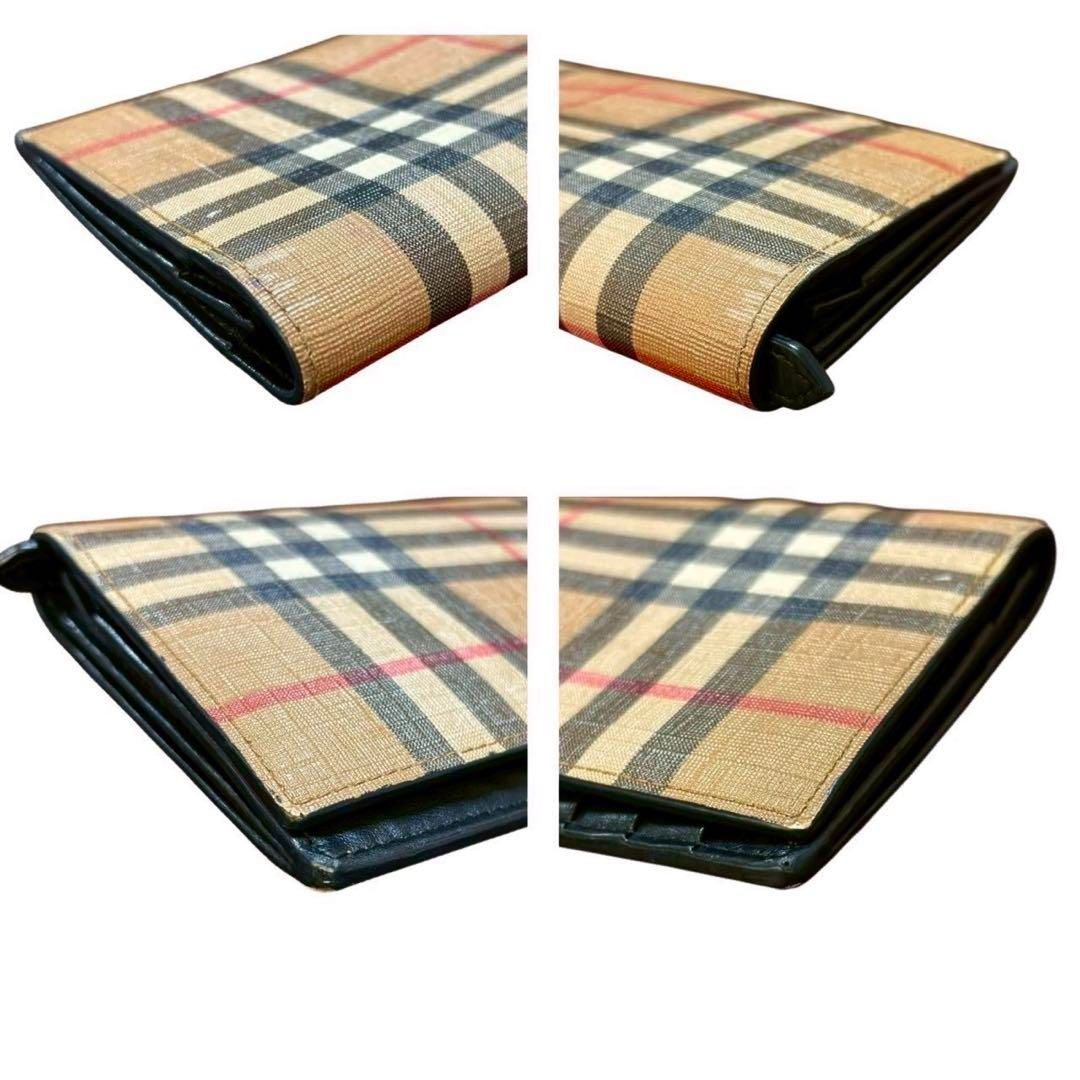 現行品 BURBERRY バーバリー ノバチェック メガチェック 長財布