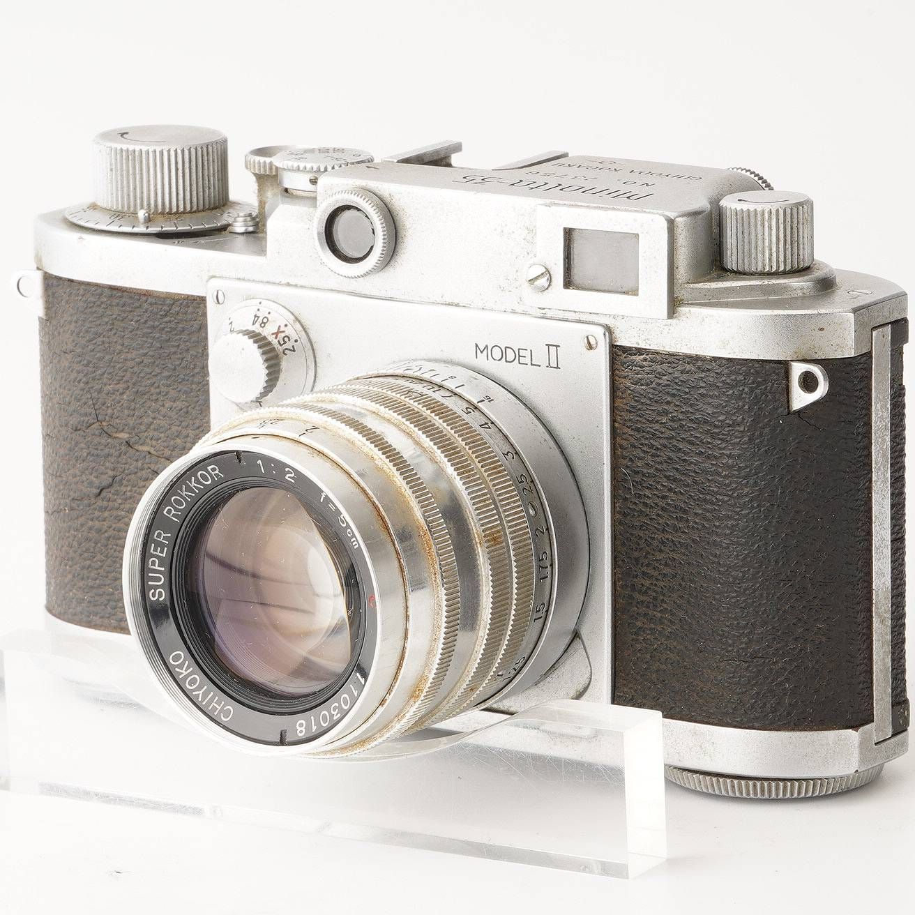 【極希少フルセット】ミノルタ Minolta-35 II型 カメラ レンズ 三脚 Minolta-35 ミノルタ 12Y731円スタート f=50 model ii LENS CHIYOKO