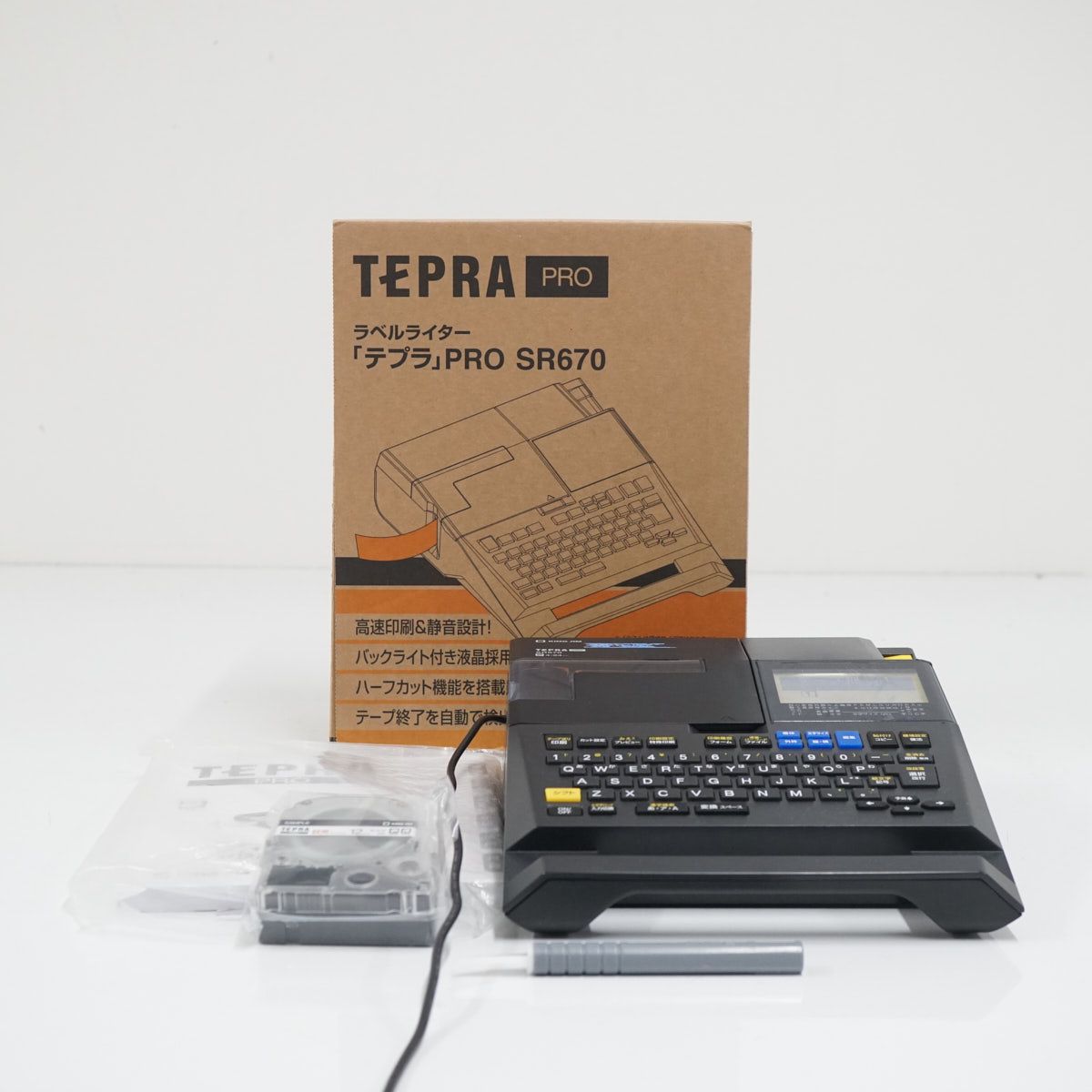 KING JIM SR530 テプラプロ KING JIM テプラ SR530 QRコード作成機能