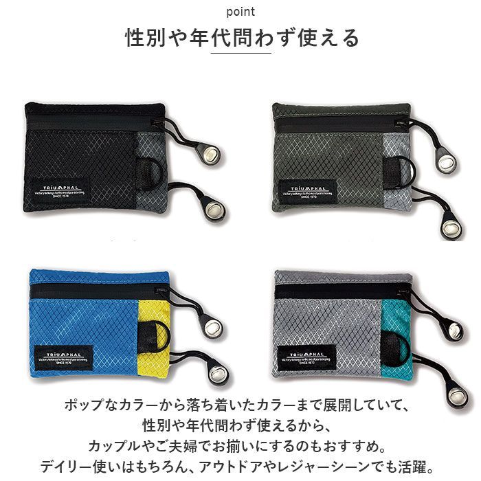 ☆ ブルーXイエロー ☆ ナイロンコインケース コインケース