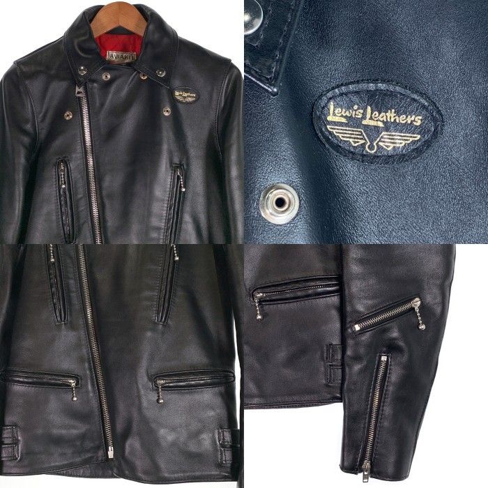 新品同様Lewis Leathers 402T ダブルライダースジャケット 42 新品同様Lewis Leathers 402T ダブルライダースジャケット 42