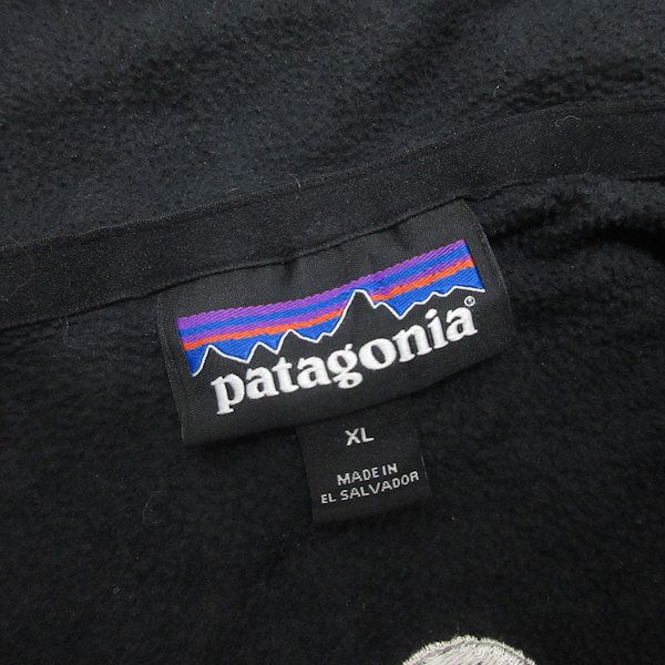 H■19年製■パタゴニア/Patagonia 26278SP19 マイクロD プルオーバーフリースジャケット【XL】黒/LADIES■163【中古】