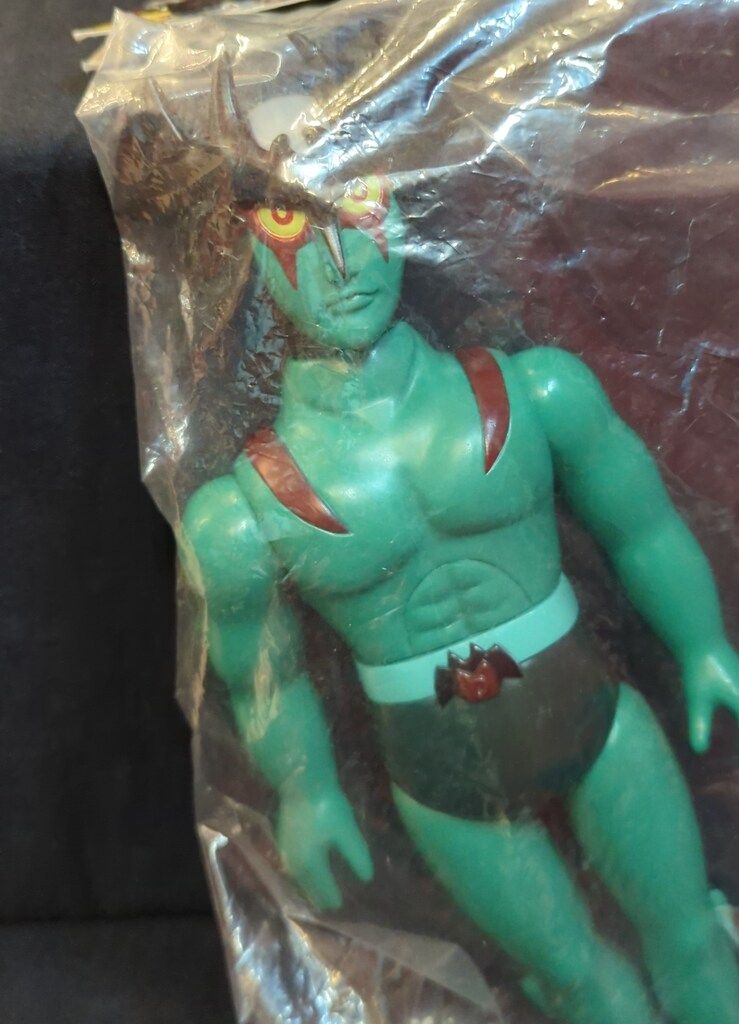 マーミット 世紀の大怪獣シリーズ/ビニールパラダイス デビルマン/緑成型 マーミット 世紀の大怪獣シリーズ/ビニールパラダイス