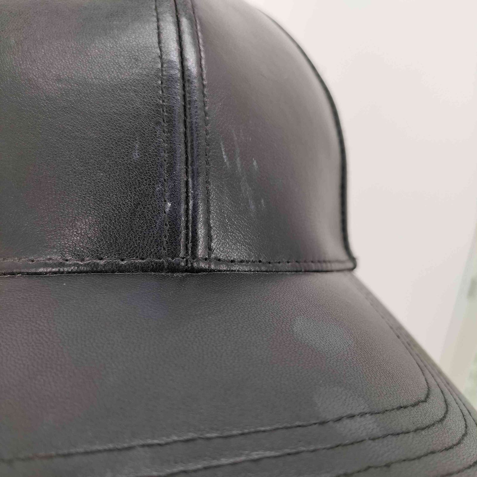 ザラ ZARA フェイクレザーキャップ メンズ S-M (57cm) - メルカリ