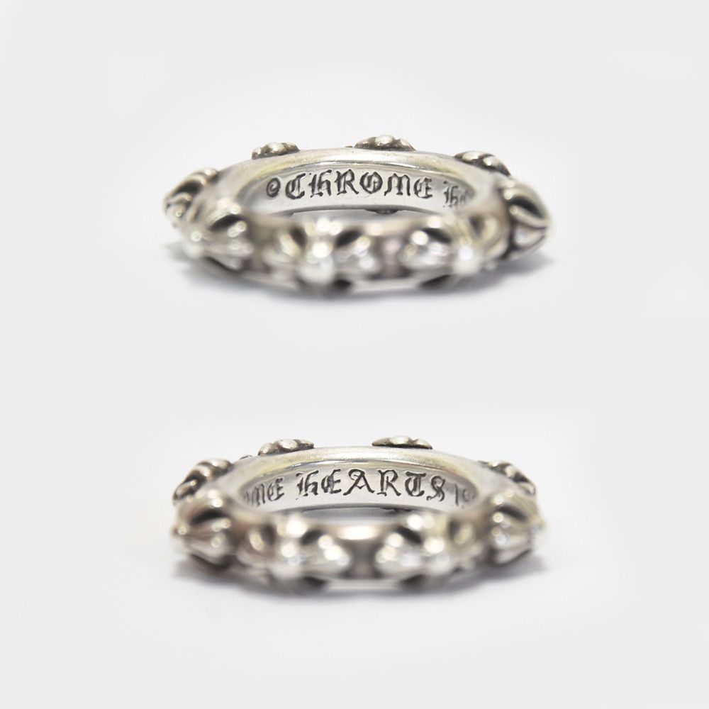 クロムハーツ CROSS BAND/クロスバンド 925シルバーリング CHROME HEARTS クロムハーツ（原本無） CROSS BAND RING クロス