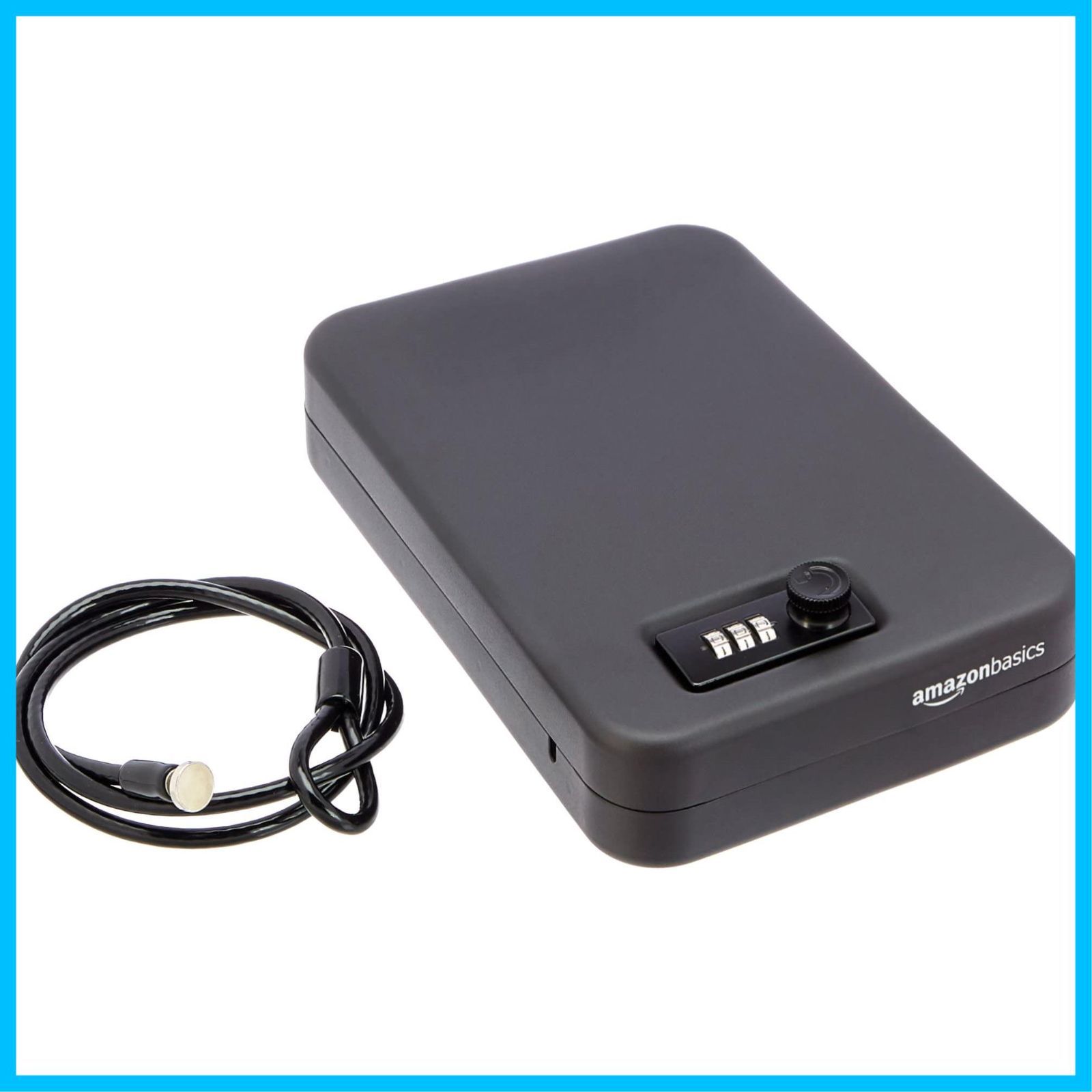 【人気商品】セキュリティーケース セキュリティボックス ポータブル コンビネーションロック ベーシック L ダイヤル式 ブラック