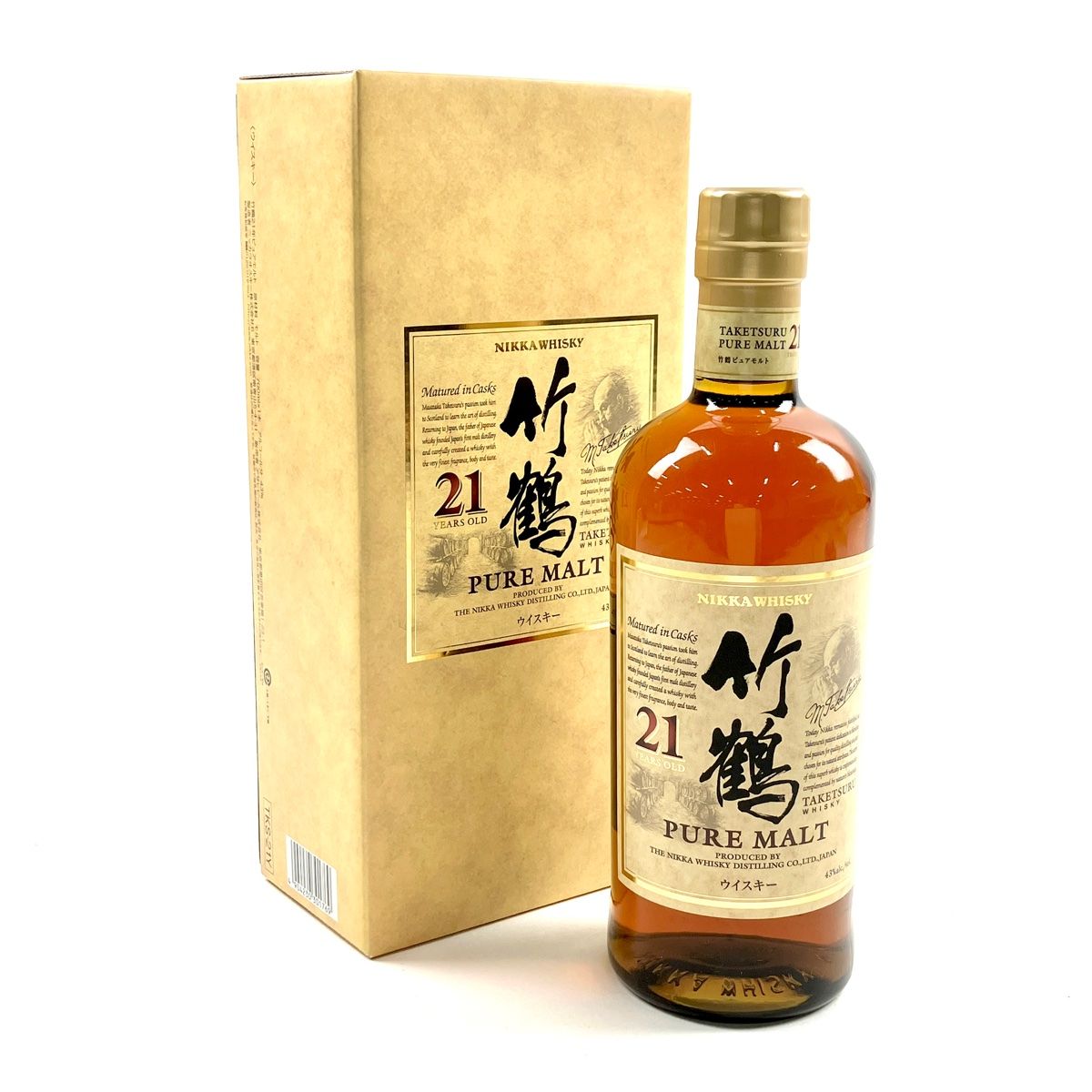 お届け ニッカ NIKKA 竹鶴 21年 ピュアモルト 700ml 国産ウイスキー 古酒
