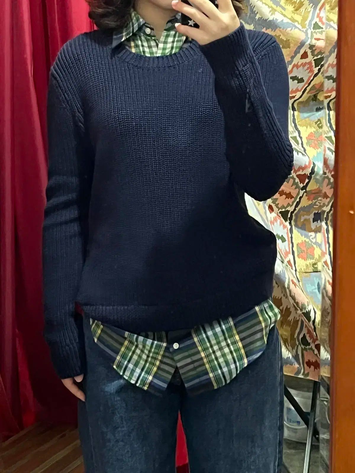ラルフローレン　レイヤードニット Polo ポロ ローレン Ralph Lauren(ラルフローレン) レイヤード