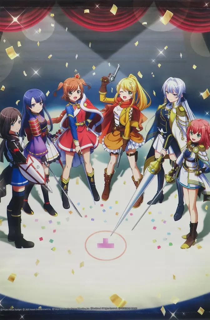 少女歌劇レヴュースタァライト Re Live A3タペストリー Amazon.co.jp: 少女☆歌劇 レヴュースタァライト -Re LIVE- ビジュアル