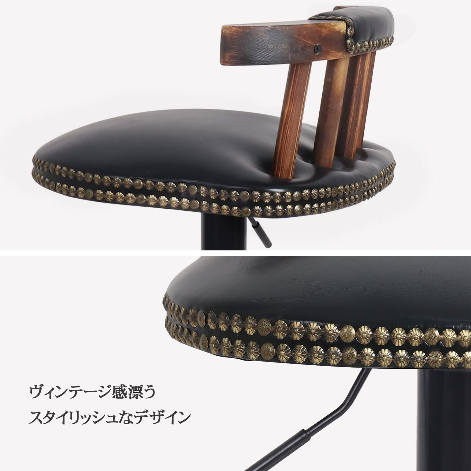 2脚 椅子 高さ調整 カウンタースツール おしゃれ 昇降式 ハイスツール バーチェア カウンターチェア WWW_KANDAIZUMI_COM