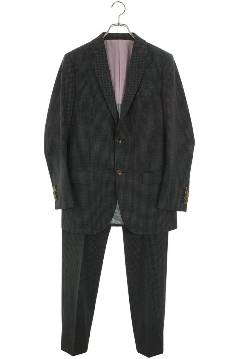 グッチ 406135 Z521B ドット柄スーツ メンズ 46R