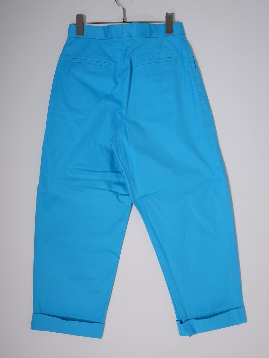 Drawerドゥロワー コットンサテン テーパードタックパンツ 34 LPTA79433