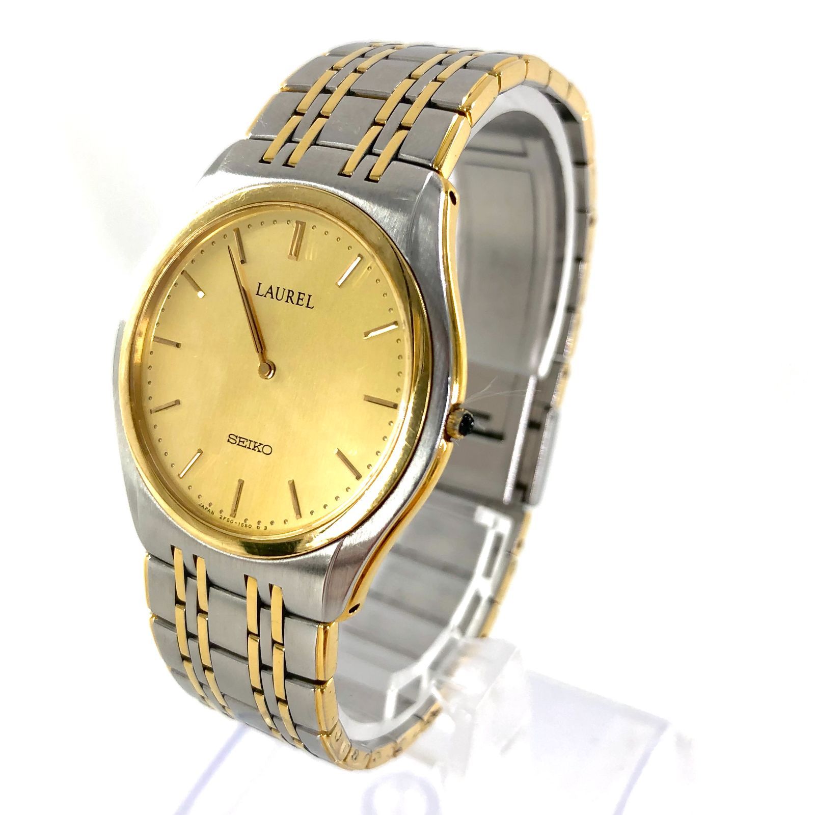 SEIKO セイコー LAUREL ローレル 2F50-0310 メンズ腕時計 SS+