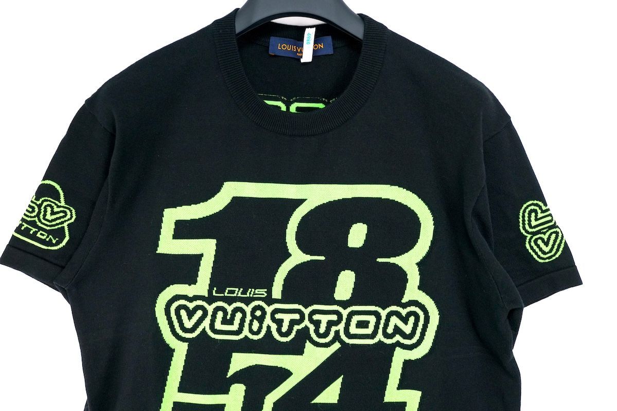 LOUIS VUITTON ルイヴィトン LVロゴ Ｔシャツ LOUIS VUITTON ルイヴィトン 衣類 Tシャツ メンズXL ブラック