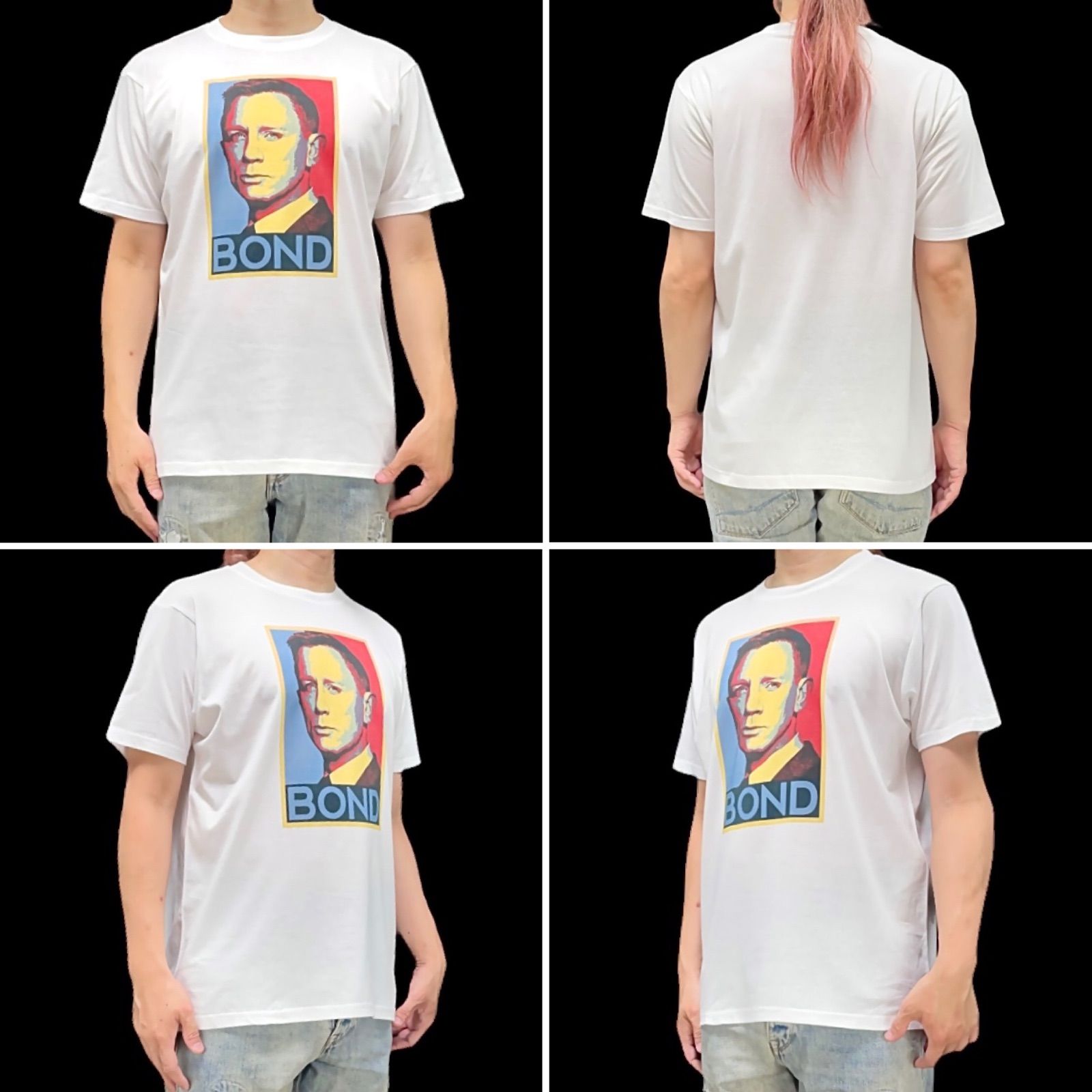 007カジノロワイヤル ロゴ Tシャツ 映画 スワロフスキー Amazon.com: Official James Bond 007 Casino Royale T-Shirt