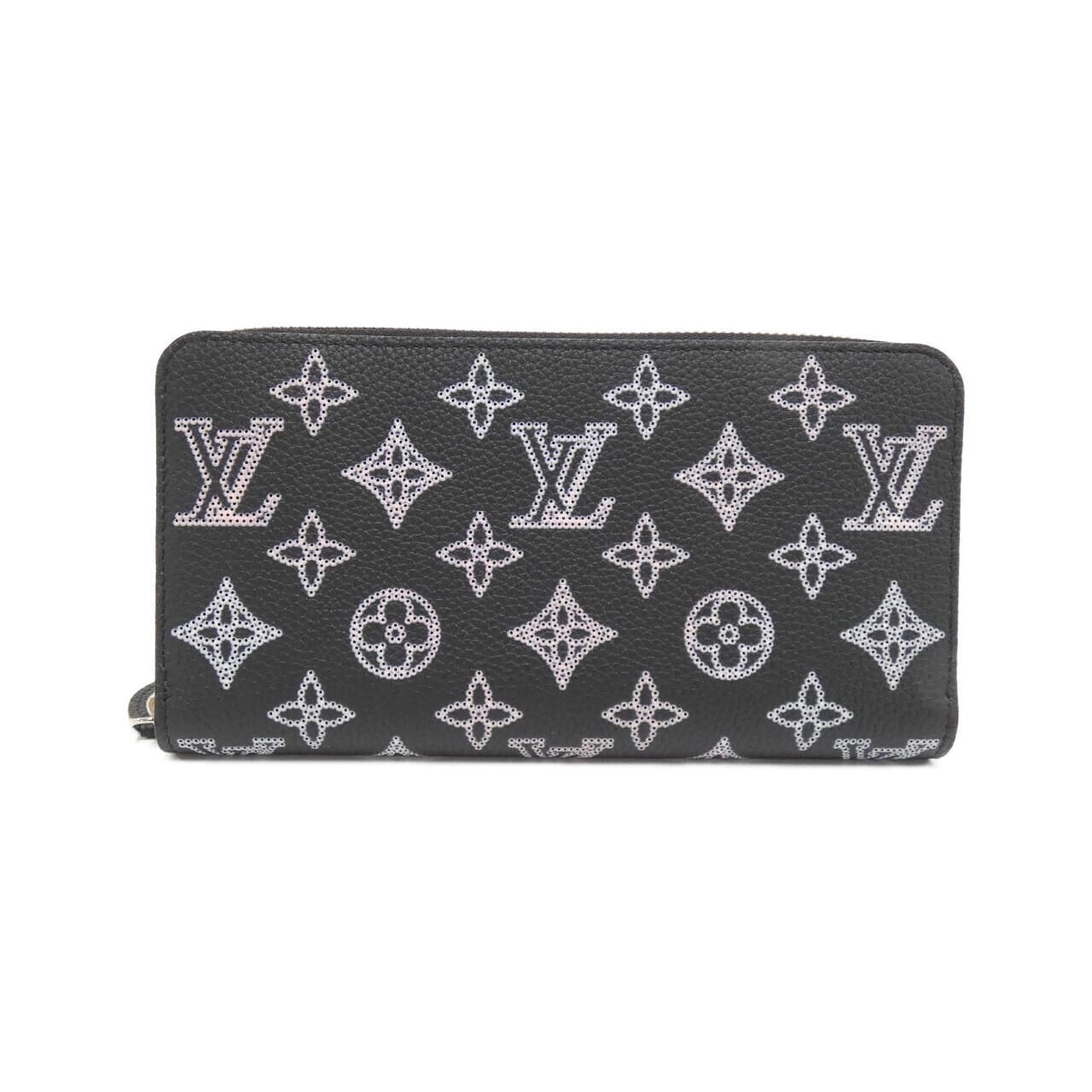 未使用にやや近い　新型　ルイヴィトン　マヒナ　ジッピーウォレット　ブラック　黒 ルイヴィトン財布 レディース 長財布 ラウンドファスナー ジッピー