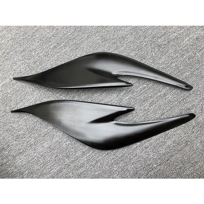 トヨタ プリウス ZVW30 2012-2015年式 ヘッドライト アイライン ガーニッシュ ランプカバー 樹脂製 2P 両面テープ簡単装着