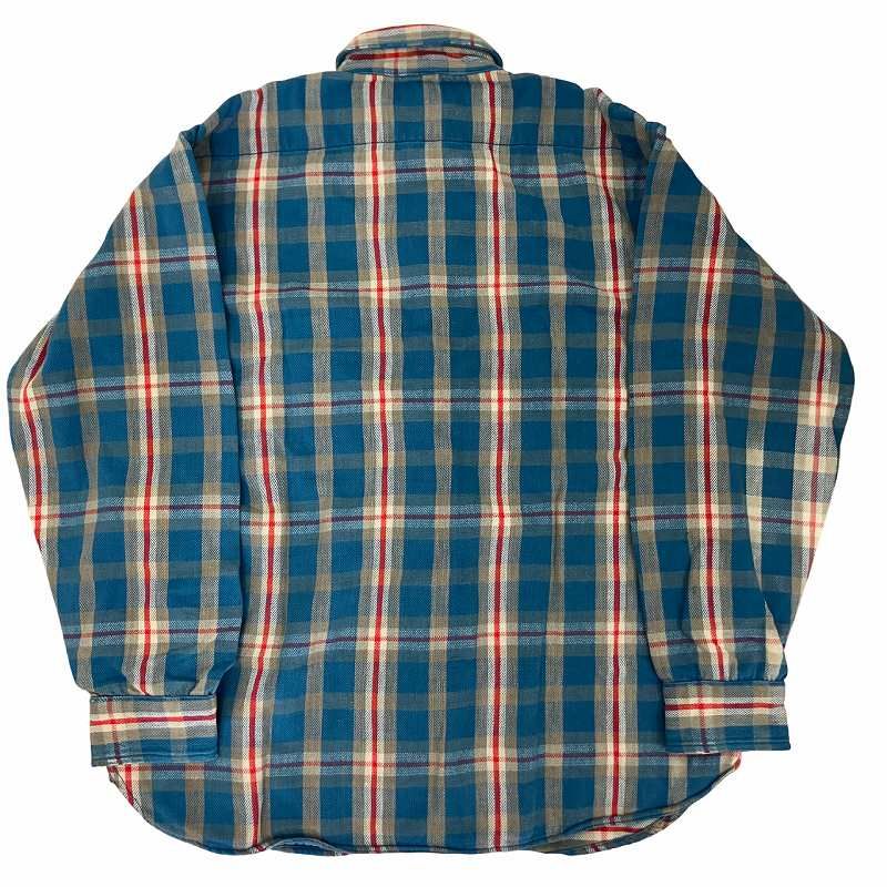 60s Sears チェック柄ネルシャツ 14-S-14½ アメカジ シアーズ SEARS ヴィンテージ 60s ネルシャツ 長袖 チェック M