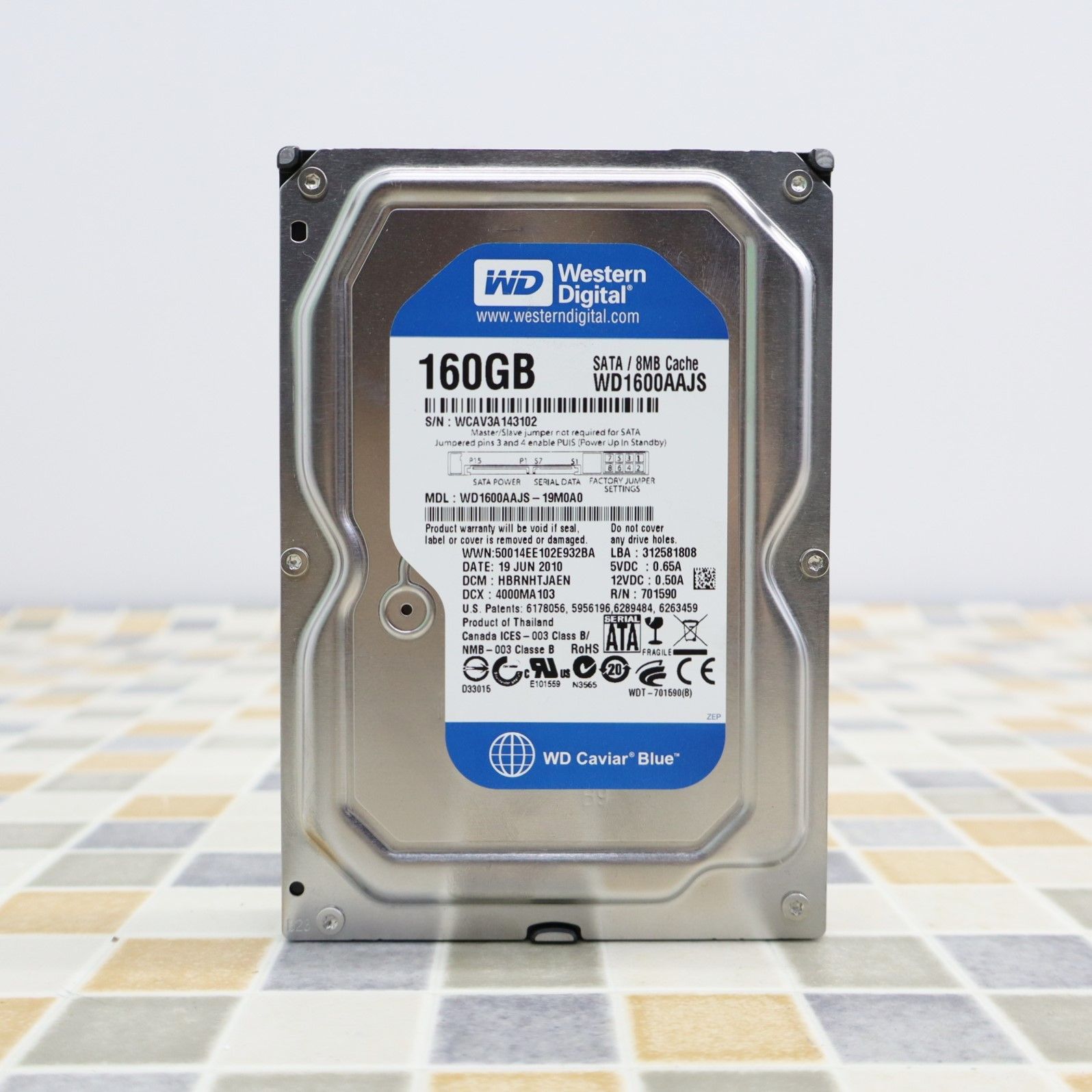 ∨PCパーツ 160GB｜SATA HDD 3.5インチ 内蔵型 ハードディスク