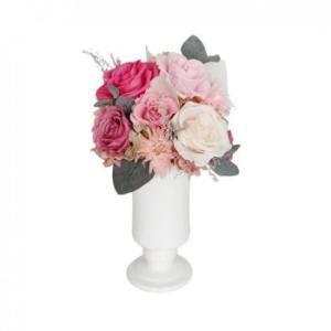 【新品・5営業日で発送】アプラス フィント フラワーアレンジ ポットアレンジ フラワーギフト ディスプレイ プリザーブドフラワー (F-6182)