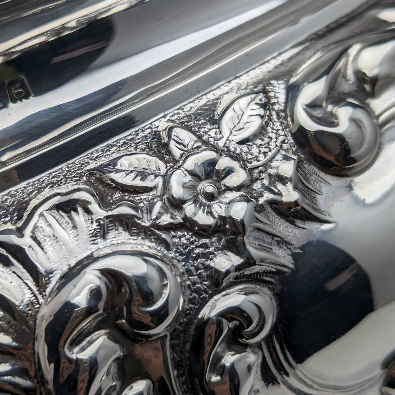 1906年 英国アンティーク 純銀製ティーポット＆シュガーポット 計666g John Rose - メルカリ