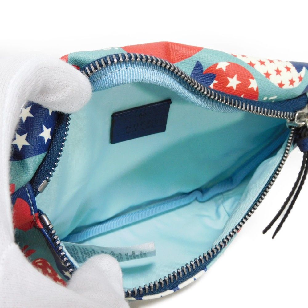 美品　グッチ　ウエストポーチ　チルドレン　いちご　ストロベリー　502095 美品 グッチ ウエストポーチ チルドレン いちご ストロベリー 502095