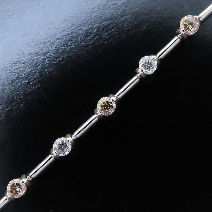 LINE ライン ダイヤモンド ブレスレット ダイヤモンド1.25ct K18WG ホワイトゴールド レディース 294350 BJ WWW_SIROKUMA-CORPORATION_COM