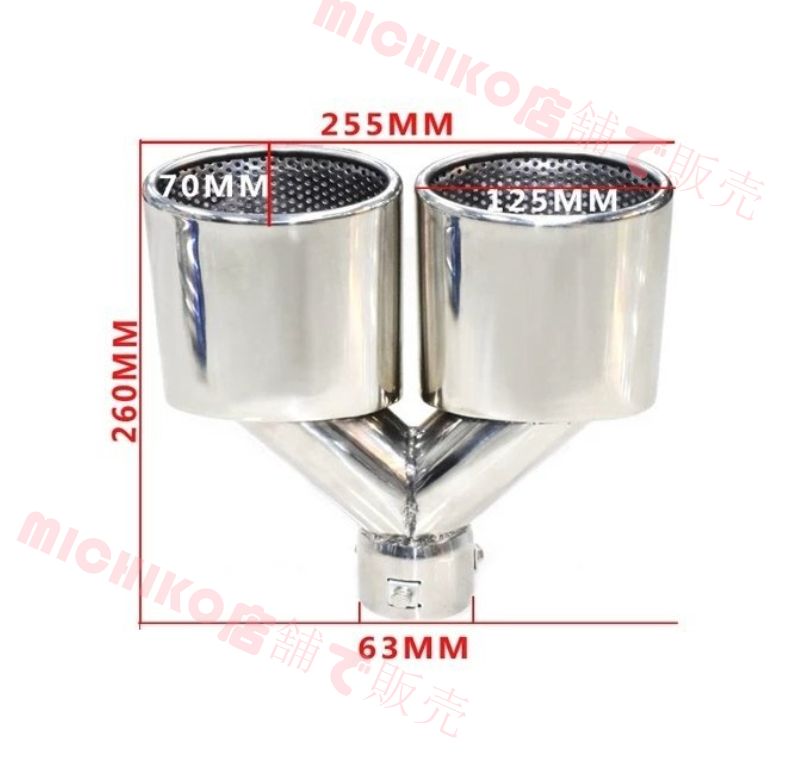 ステンレス 4本出し マフラーカッター ベンツ BMW アウディ FFCRYSTALESIA_COM